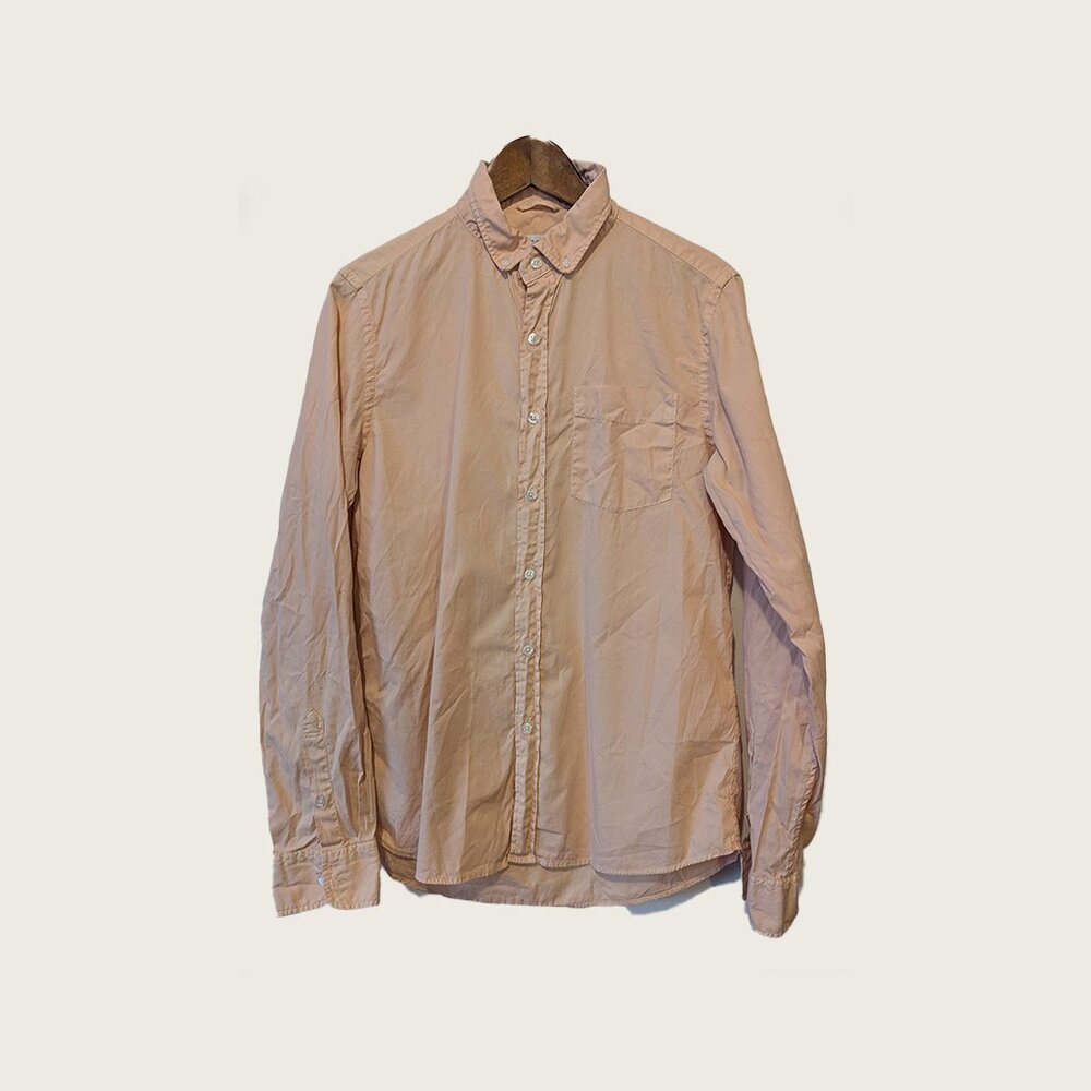 SATURDAYS NYC - Pink cotton shirt - Sz S